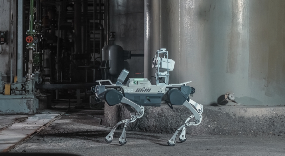 智能机器人领域新品:机器狗使用复合运动电缆